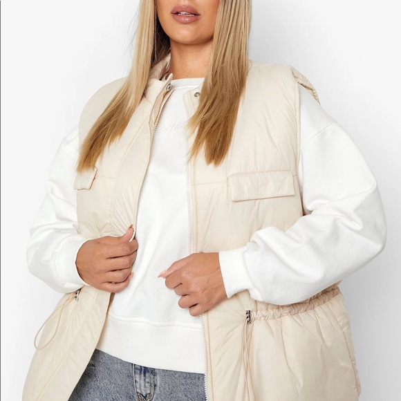 Boohoo Plus Jackets & Blazers - Boohoo Puffer Vest